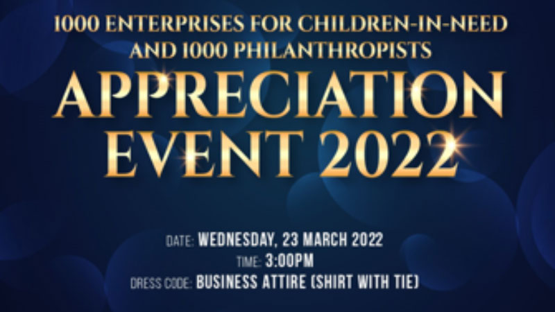 1000 Enterprises for Children-In-Need and 1000 Philanthropists Appreciation Event 2022